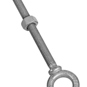 National Hardware 1/2 in. X 6 in. L Hot Dipped Galvanized Steel Eyebolt Nut Included