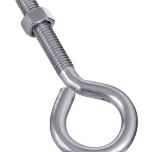 National Hardware 3/8 in. X 4 in. L Stainless Steel Eyebolt Nut Included