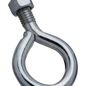 National Hardware 3/8 in. X 3 in. L Zinc-Plated Steel Eyebolt Nut Included