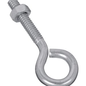 National Hardware 1/4 in. X 2-1/2 in. L Zinc-Plated Steel Eyebolt Nut Included