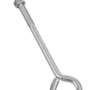 National Hardware 3/8 in. X 8 in. L Zinc-Plated Steel Eyebolt Nut Included