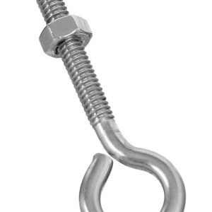 National Hardware 1/4 in. X 3 in. L Stainless Steel Eyebolt Nut Included