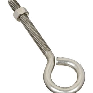 National Hardware 3/8 in. X 5 in. L Stainless Steel Eyebolt Nut Included