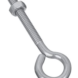 National Hardware 1/4 in. X 3 in. L Zinc-Plated Steel Eyebolt Nut Included