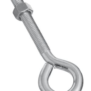 National Hardware 1/2 in. X 6 in. L Zinc-Plated Steel Eyebolt Nut Included