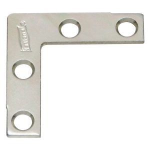 National Hardware 1-1/2 in. H X 3/8 in. W X 0.07 in. D Zinc-Plated Steel Outside Corner Brace