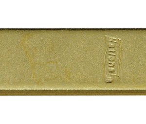 National Hardware 2 in. H X 1/2 in. W Brass Steel Mending Brace