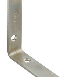 National Hardware 4 in. H X 0.88 in. W X 0.12 in. D Zinc-Plated Steel Inside Corner Brace