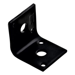 National Hardware 1.65 in. H X 1.5 in. W X 0.125 in. D Black Carbon Steel Inside/Outside Corner Brac