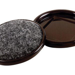 Shepherd Hardware Carpet Based Caster Cups Brown Round 4 pk