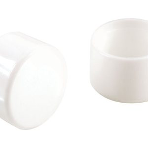 Shepherd Hardware Plastic Leg Tip White Round 4 pk