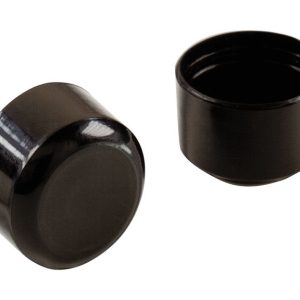 Shepherd Hardware Plastic Leg Tip Black Round 4 pk