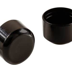 Shepherd Hardware Plastic Leg Tip Black Round 4 pk