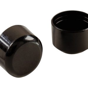 Shepherd Hardware Plastic Leg Tip Black Round 4 pk