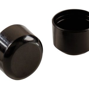 Shepherd Hardware Plastic Leg Tip Black Round 4 pk