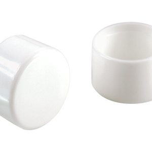 Shepherd Hardware Plastic Leg Tip White Round 4 pk