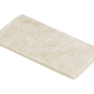 Shepherd Hardware Felt Self Adhesive Blanket Brown Rectangle 2 in. W X 4 in. L 2 pk