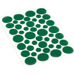 Shepherd Hardware Felt Self Adhesive Surface Pad Green Round 46 pk