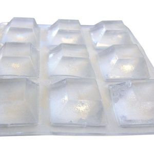 Shepherd Hardware Vinyl Self Adhesive Bumper Pads Clear Square 9 pk
