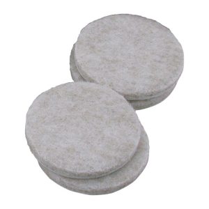 Shepherd Hardware Felt Self Adhesive Pad Gray Round 4 pk