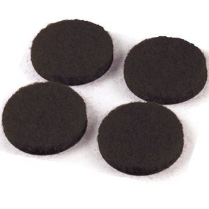Shepherd Hardware Felt Self Adhesive Pad Brown Round 12 pk