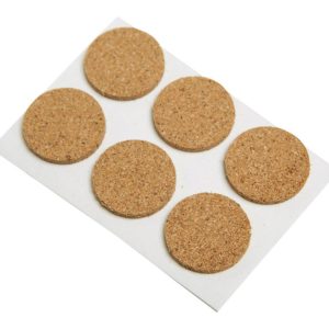 Shepherd Hardware Cork Self Adhesive Protective Pads Brown Round 3/4 in. W 12 pk