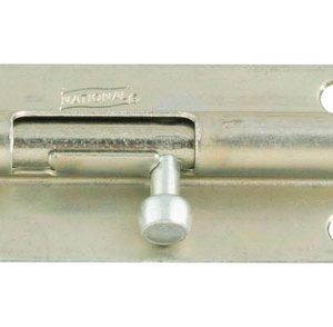 National Hardware 5 in. L Zinc-Plated Steel Barrel Bolt 1 pk