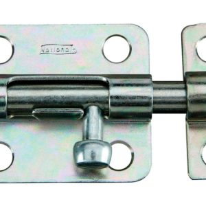 National Hardware 2-1/2 in. L Zinc-Plated Steel Barrel Bolt 1 pk