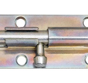 National Hardware 6 in. L Zinc-Plated Steel Heavy Duty Barrel Bolt 1 pk