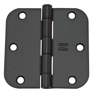 National Hardware 3-1/2 in. L Oil Rubbed Bronze Door Hinge 12 pk