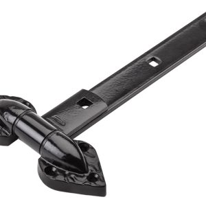 National Hardware 10 in. L Black Spear Heavy Duty T-Hinge