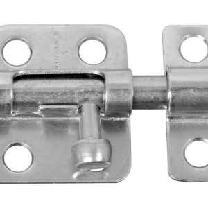 National Hardware Zinc-Plated Silver Steel Window Bolt 2 in. L 1 pk