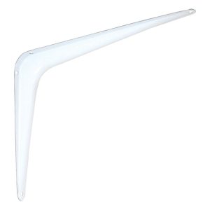 National Hardware White Steel Shelf Bracket 10 in. L 100 lb