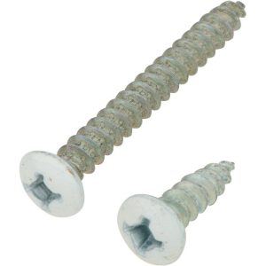National Hardware White Steel Ornamental Shelf Bracket Screws