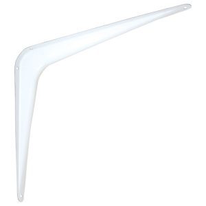 National Hardware White Steel Shelf Bracket 12 in. L 100 lb