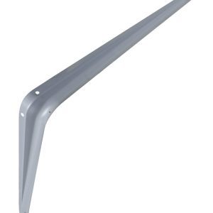 National Hardware Gray Steel Shelf Bracket 10 in. L 100 lb