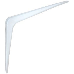 National Hardware White Steel Shelf Bracket 14 in. L 100 lb