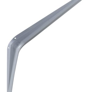 National Hardware Gray Steel Shelf Bracket 12 in. L 100 lb