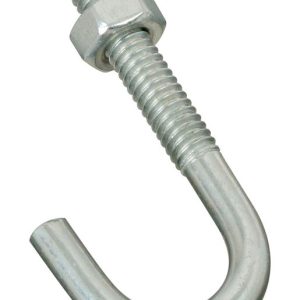 National Hardware Zinc-Plated Silver Steel 2-5/16 in. L J-Bolt 100 lb 1 pk