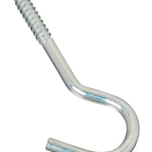 National Hardware Zinc-Plated Silver Steel 4-1/4 in. L Screw Hook 60 lb 1 pk