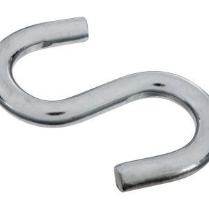 National Hardware Zinc-Plated Silver Steel 3-1/2 in. L Heavy Open S-Hook 180 lb 1 pk