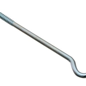 National Hardware Zinc-Plated Silver Steel 10 in. L Screw Hook 150 lb 1 pk