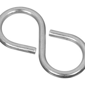National Hardware Zinc-Plated Silver Steel 2-1/8 in. L Closed S-Hook 15 lb 3 pk