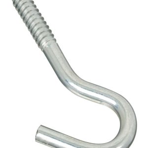 National Hardware Zinc-Plated Silver Steel 4-7/8 in. L Screw Hook 150 lb 1 pk