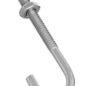National Hardware Zinc-Plated Silver Steel 2-1/2 in. L J-Bolt 40 lb 1 pk