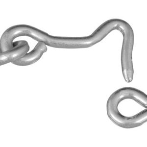 National Hardware Zinc-Plated Silver Steel 1-1/2 in. L Hook and Eye 2 pk