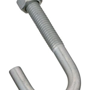 National Hardware Zinc-Plated Silver Steel 3-3/4 in. L J-Bolt 225 lb 1 pk