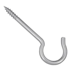 National Hardware Zinc-Plated Silver Steel 3-3/8 in. L Ceiling Hook 3 pk