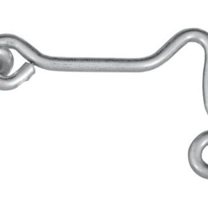 National Hardware Zinc-Plated Silver Steel 2-1/2 in. L Hook and Eye 2 pk