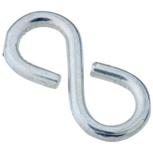 National Hardware Zinc-Plated Silver Steel 1-1/8 in. L Closed S-Hook 1 pk